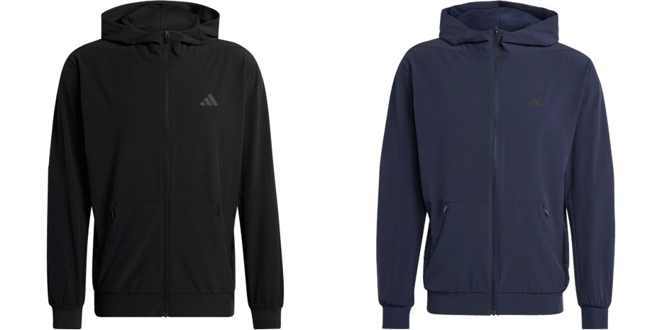 アディダス adidas ランニングウェア メンズ   D4T ワークアウト フルジップ パーカー CL826 2026SS
