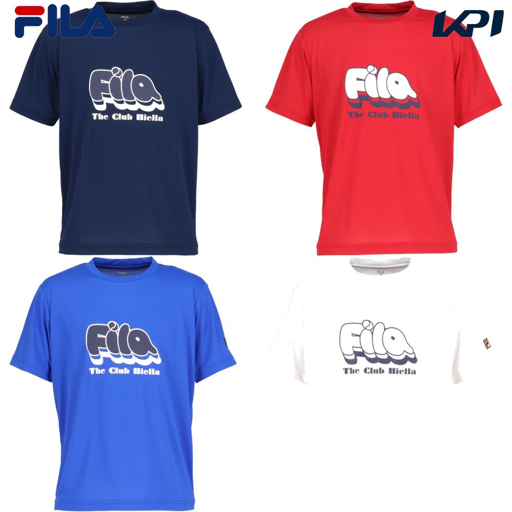 フィラ FILA テニスウェア メンズ   グラフィックＴシャツ CZ6FGM003 2026FW 8月上旬発売予定※予約