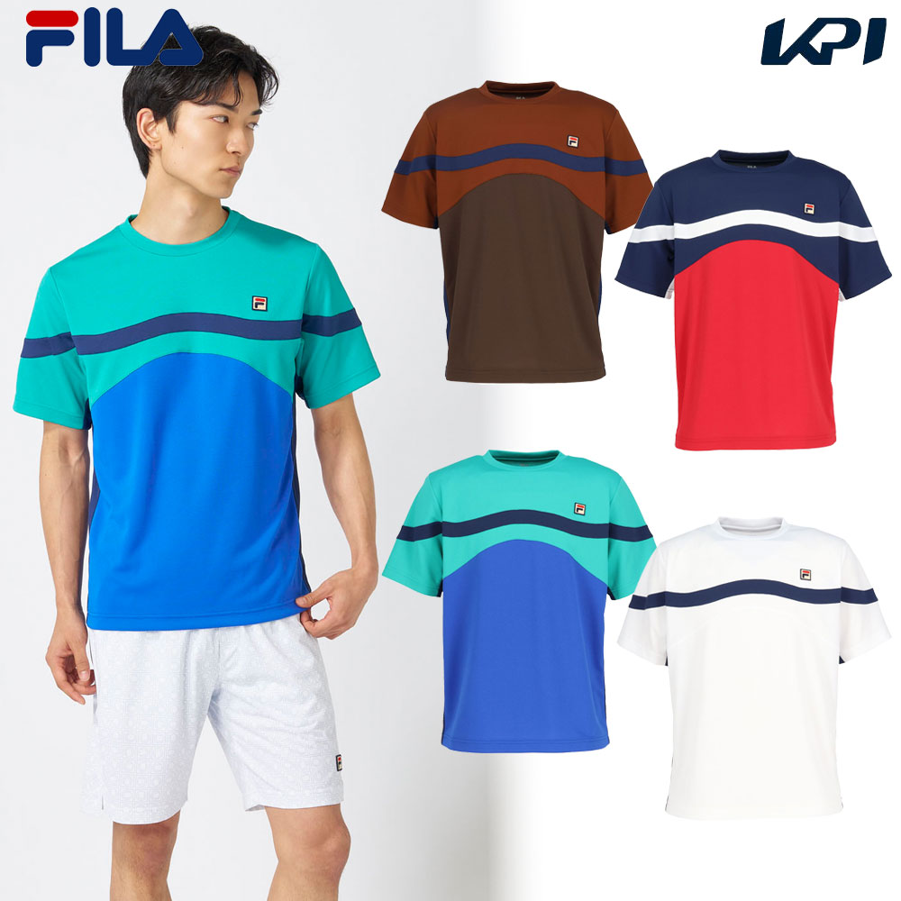 フィラ FILA テニスウェア メンズ   ゲームシャツ CZ6FGM005 2026FW 8月上旬発売予定※予約