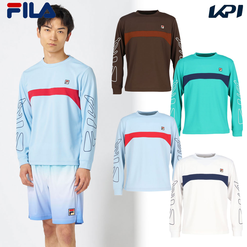フィラ FILA テニスウェア メンズ   ロングスリーブシャツ CZ6FGM006 2026FW 8月上旬発売予定※予約