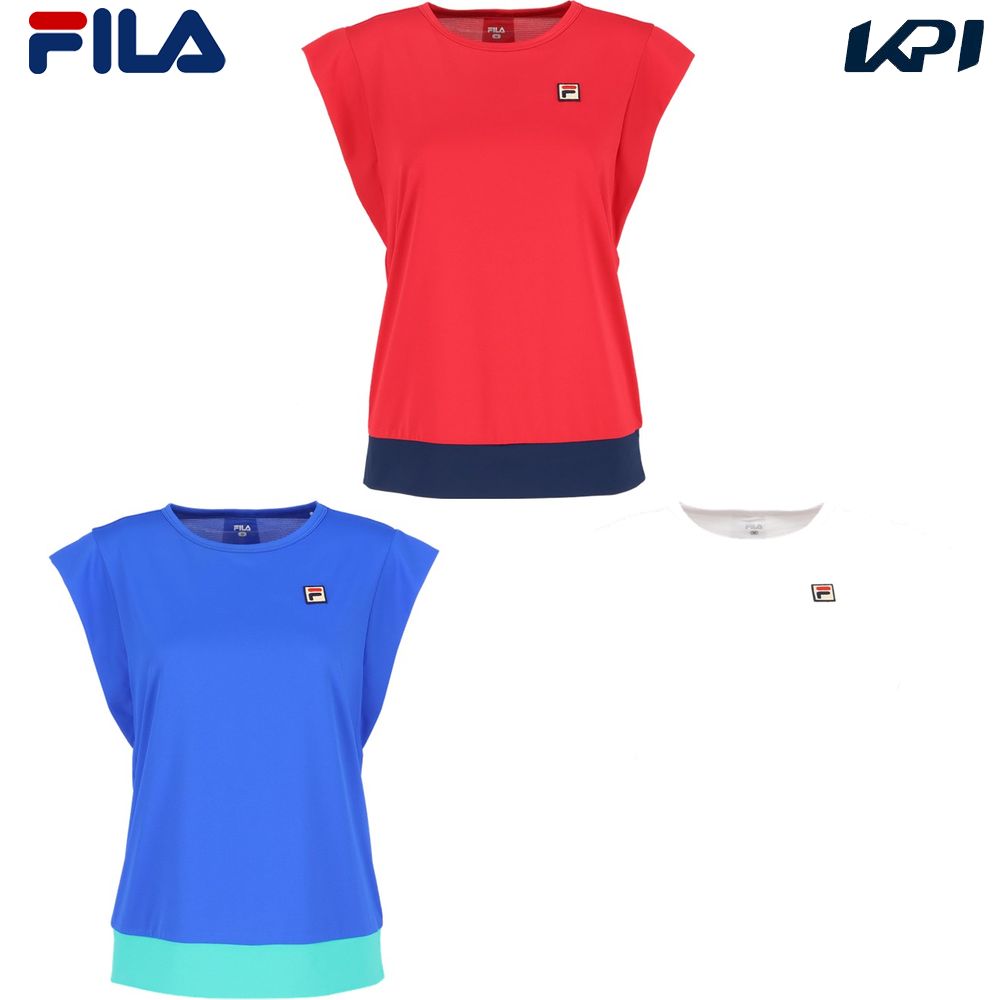 フィラ FILA テニスウェア レディース   ゲームシャツ CZ6FGW002 2026FW 8月上旬発売予定※予約