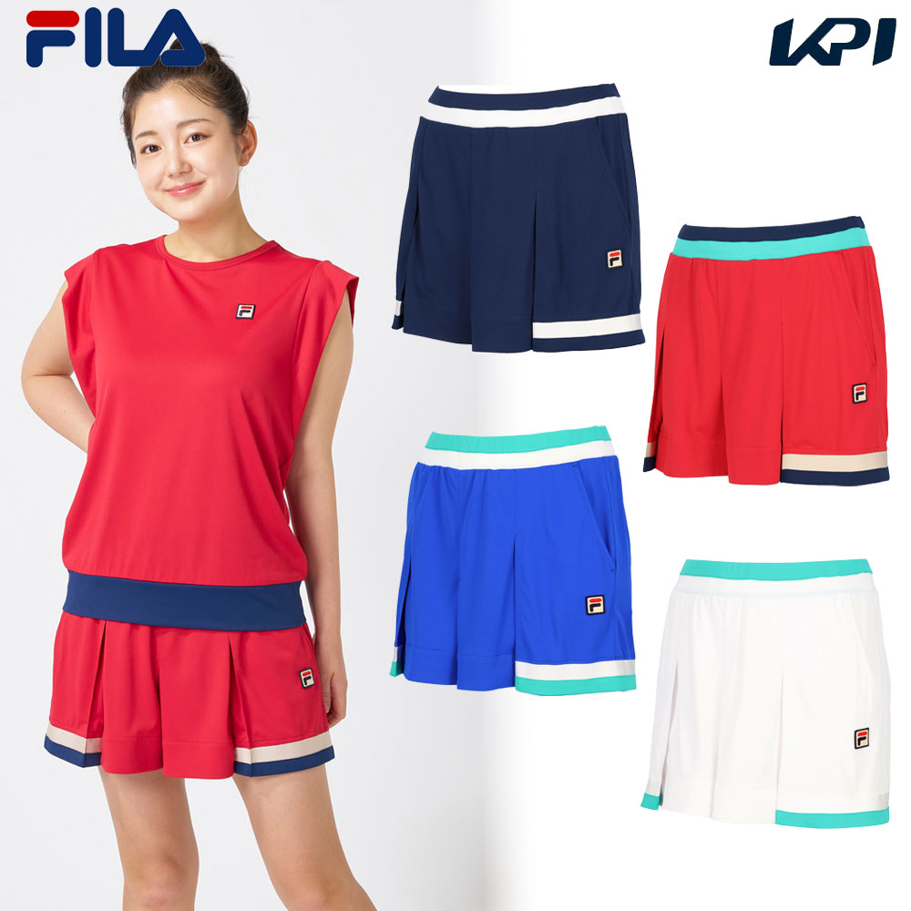 フィラ FILA テニスウェア レディース   ショートパンツ CZ6FGW004 2026FW 8月上旬発売予定※予約