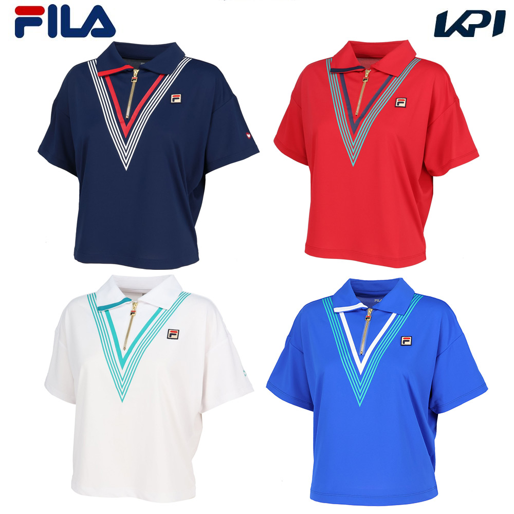 フィラ FILA テニスウェア レディース   ポロシャツ CZ6FGW006 2026FW 8月上旬発売予定※予約