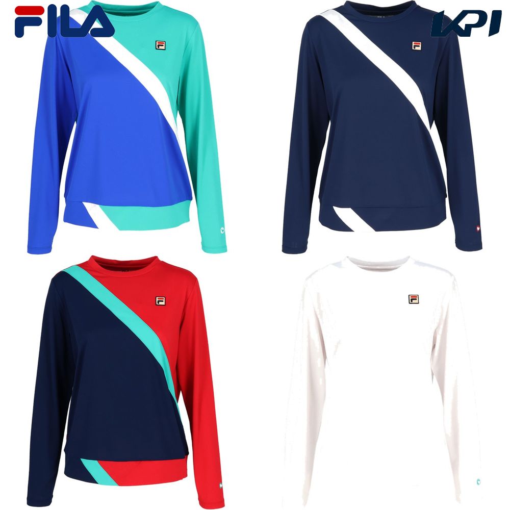 フィラ FILA テニスウェア レディース   ロングスリーブシャツ CZ6FGW008 2026FW 8月上旬発売予定※予約