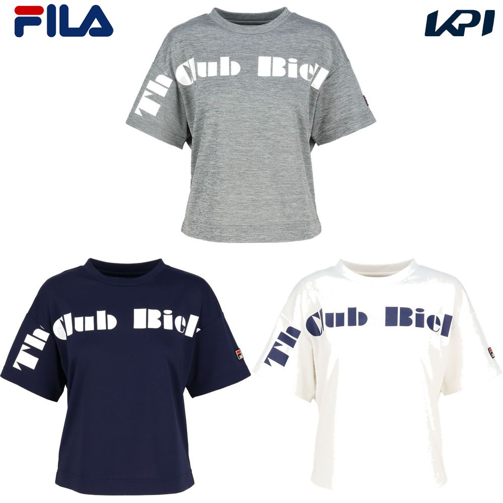 フィラ FILA テニスウェア レディース   グラフィックＴシャツ CZ6FGW011 2026FW 8月上旬発売予定※予約