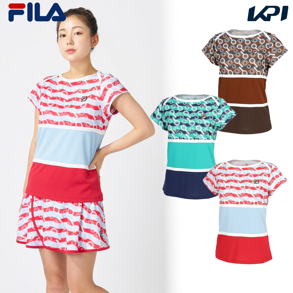 フィラ FILA テニスウェア レディース   ゲームシャツ CZ6FGW016 2026FW 8月上旬発売予定※予約