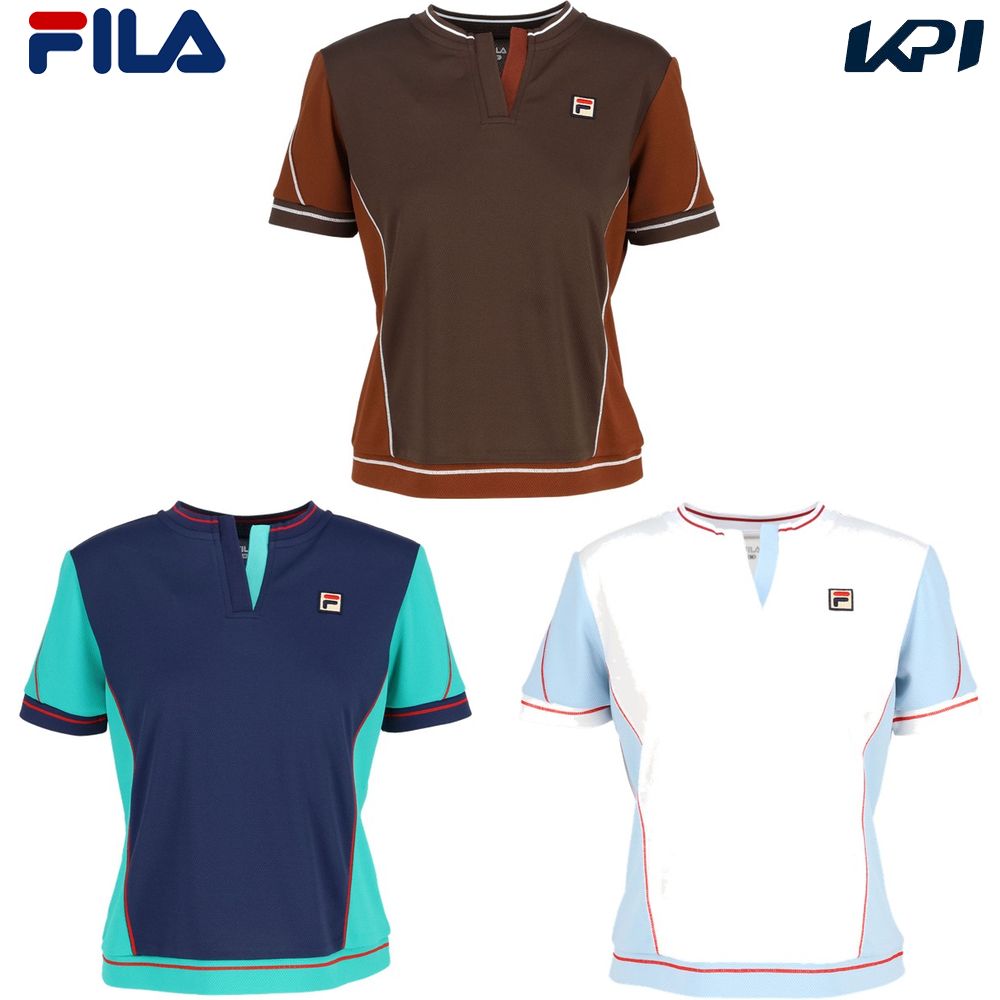 フィラ FILA テニスウェア レディース   ゲームシャツ CZ6FGW020 2026FW 8月上旬発売予定※予約