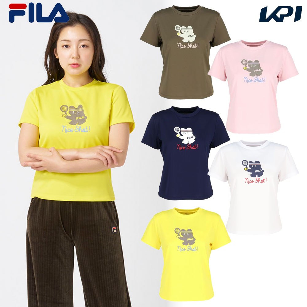 フィラ FILA テニスウェア レディース   グラフィックＴシャツ CZ6FGW026 2026FW 9月上旬発売予定※予約