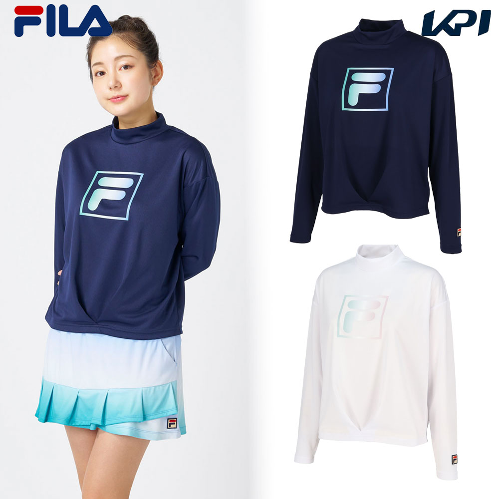 フィラ FILA テニスウェア レディース   ロングスリーブシャツ CZ6FGW043 2026FW 8月上旬発売予定※予約