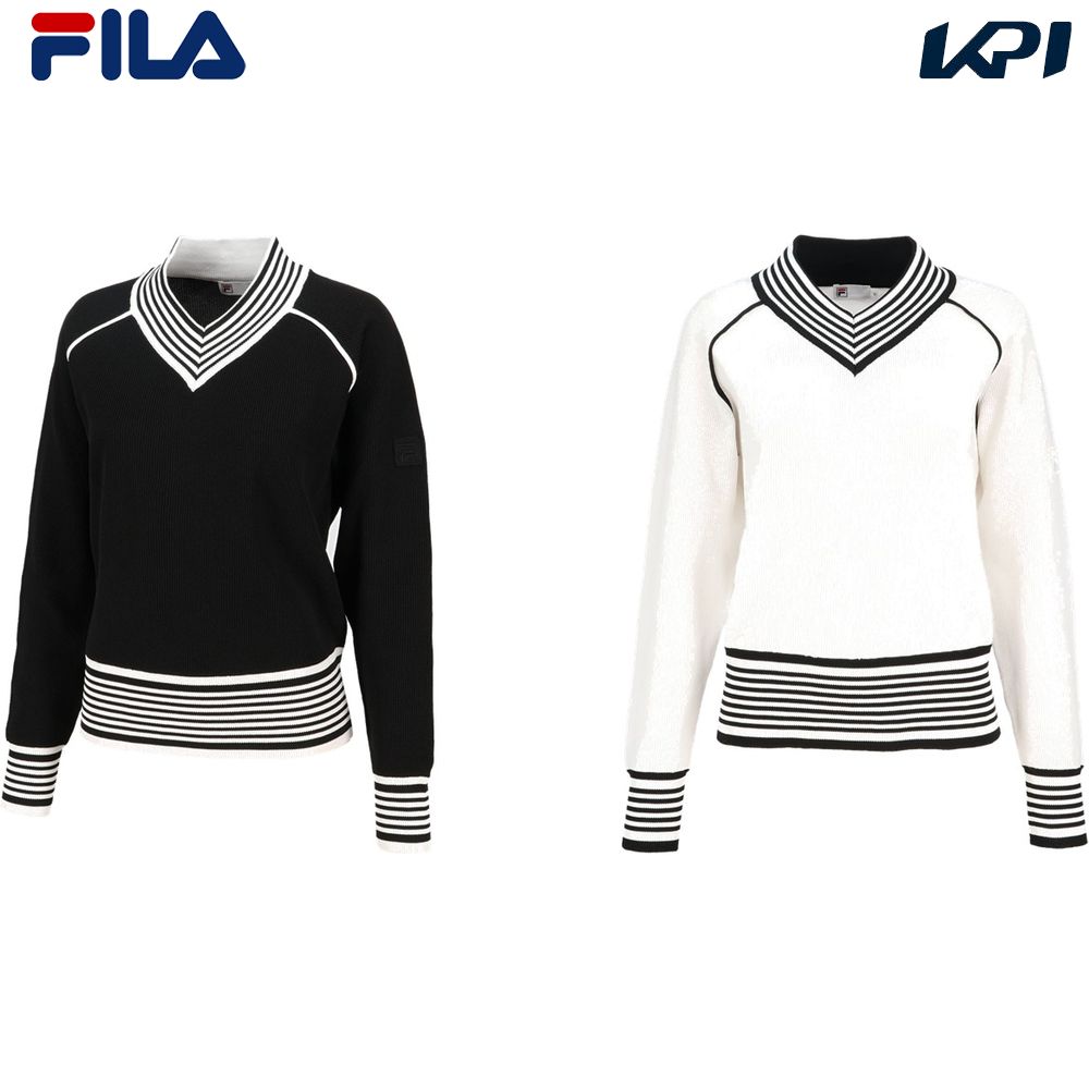フィラ FILA テニスウェア レディース   Ｖネックセーター CZ6FGW048 2026FW 9月上旬発売予定※予約