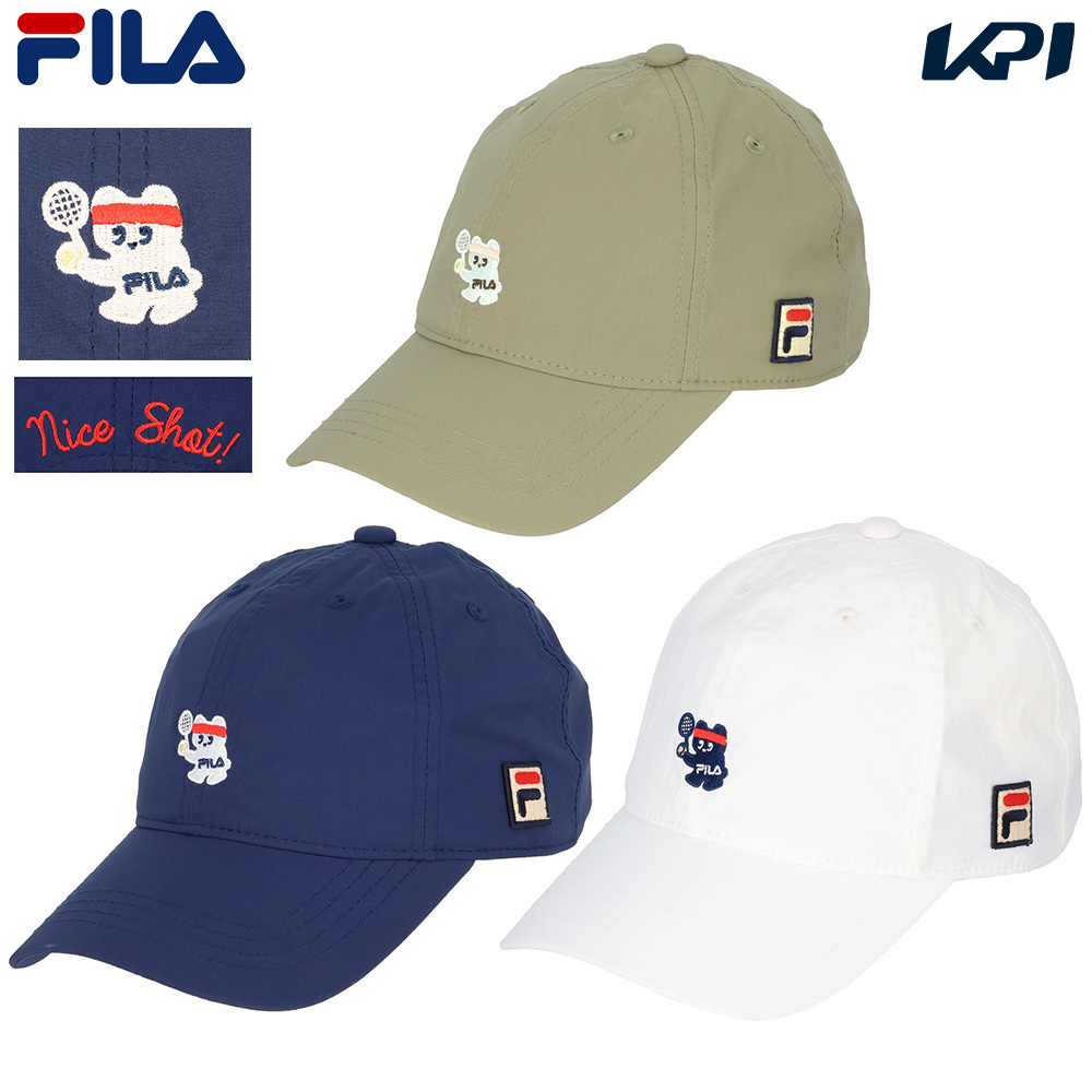 フィラ FILA テニスキャップ・バイザー レディース   キャップ ビエラベア CZ6FGW055 2026FW