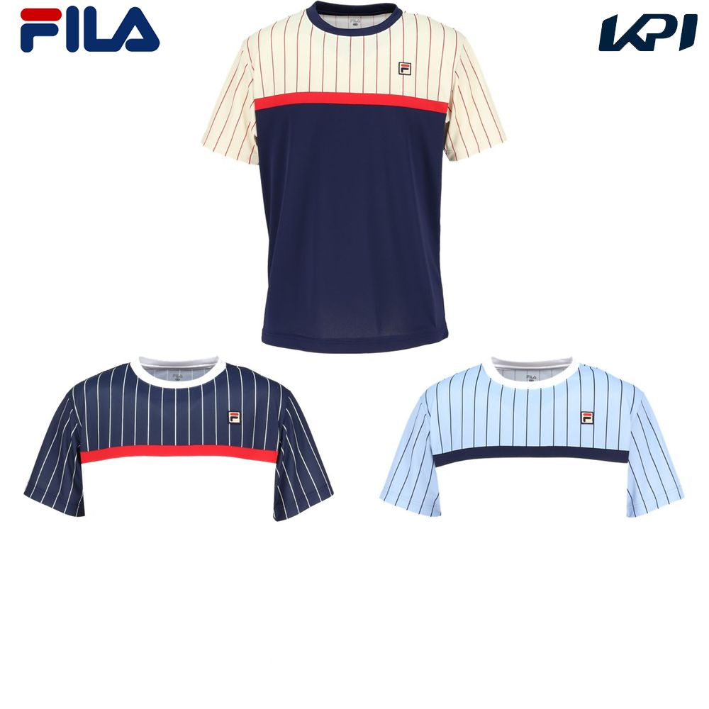 フィラ FILA テニスウェア メンズ   ゲームシャツ CZ6SGM005 2026SS 2月上旬発売予定※予約