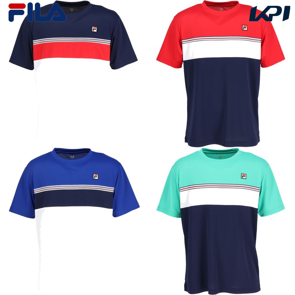 フィラ FILA テニスウェア メンズ   ゲームシャツ CZ6SGM007 2026SS 3月上旬発売予定※予約