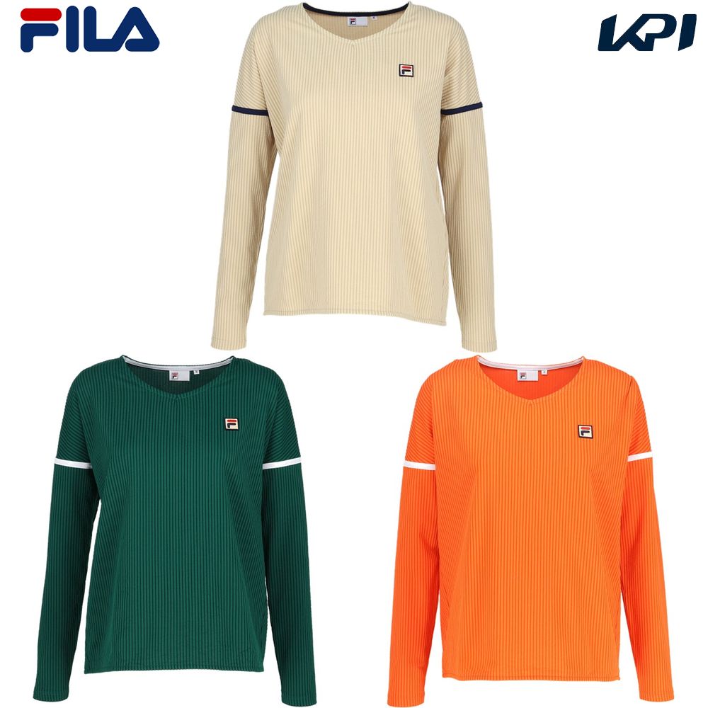 フィラ FILA テニスウェア レディース   ロングスリーブシャツ CZ6SGW003 2026SS