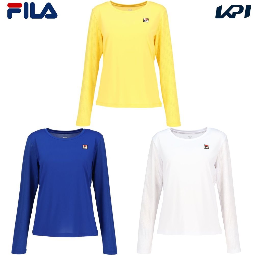フィラ FILA テニスウェア レディース   ロングスリーブシャツ CZ6SGW028 2026SS