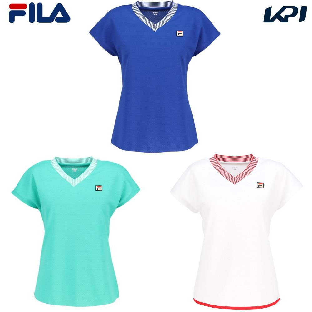 フィラ FILA テニスウェア レディース   ゲームシャツ CZ6SGW032 2026SS