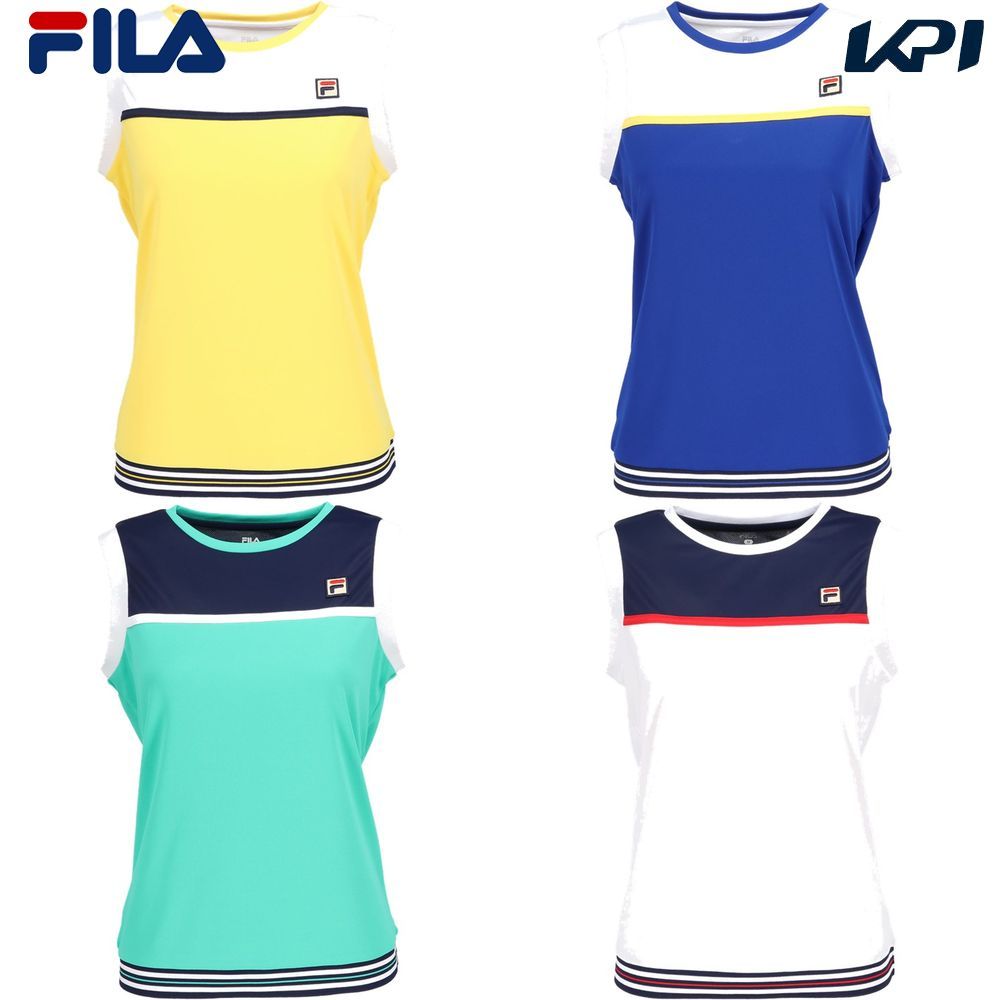 フィラ FILA テニスウェア レディース   ノースリーブゲームシャツ CZ6SGW037 2026SS
