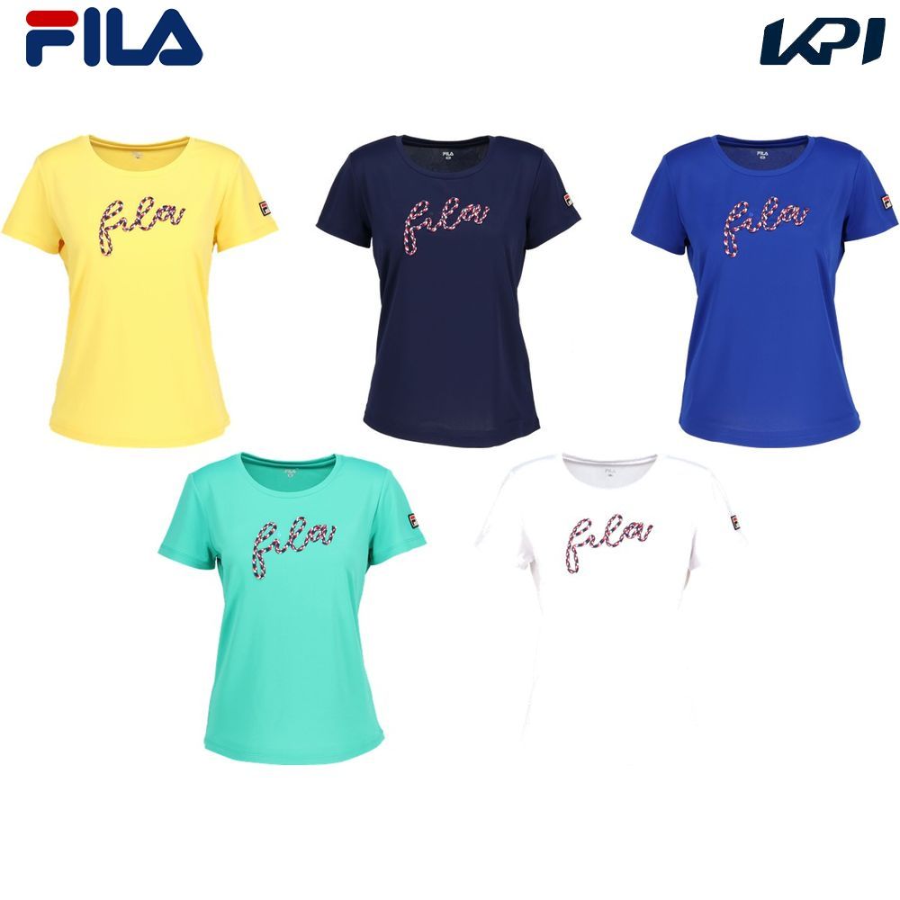 フィラ FILA テニスウェア レディース   グラフィックTシャツ CZ6SGW041 2026SS