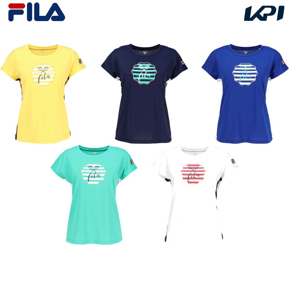 フィラ FILA テニスウェア レディース   グラフィックTシャツ CZ6SGW042 2026SS