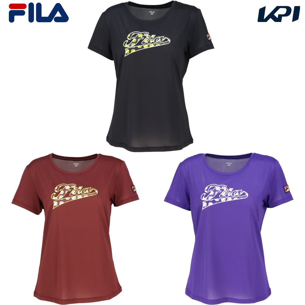 フィラ FILA テニスウェア レディース   グラフィックTシャツ CZ6SGW056 2026SS 4月上旬発売予定※予約