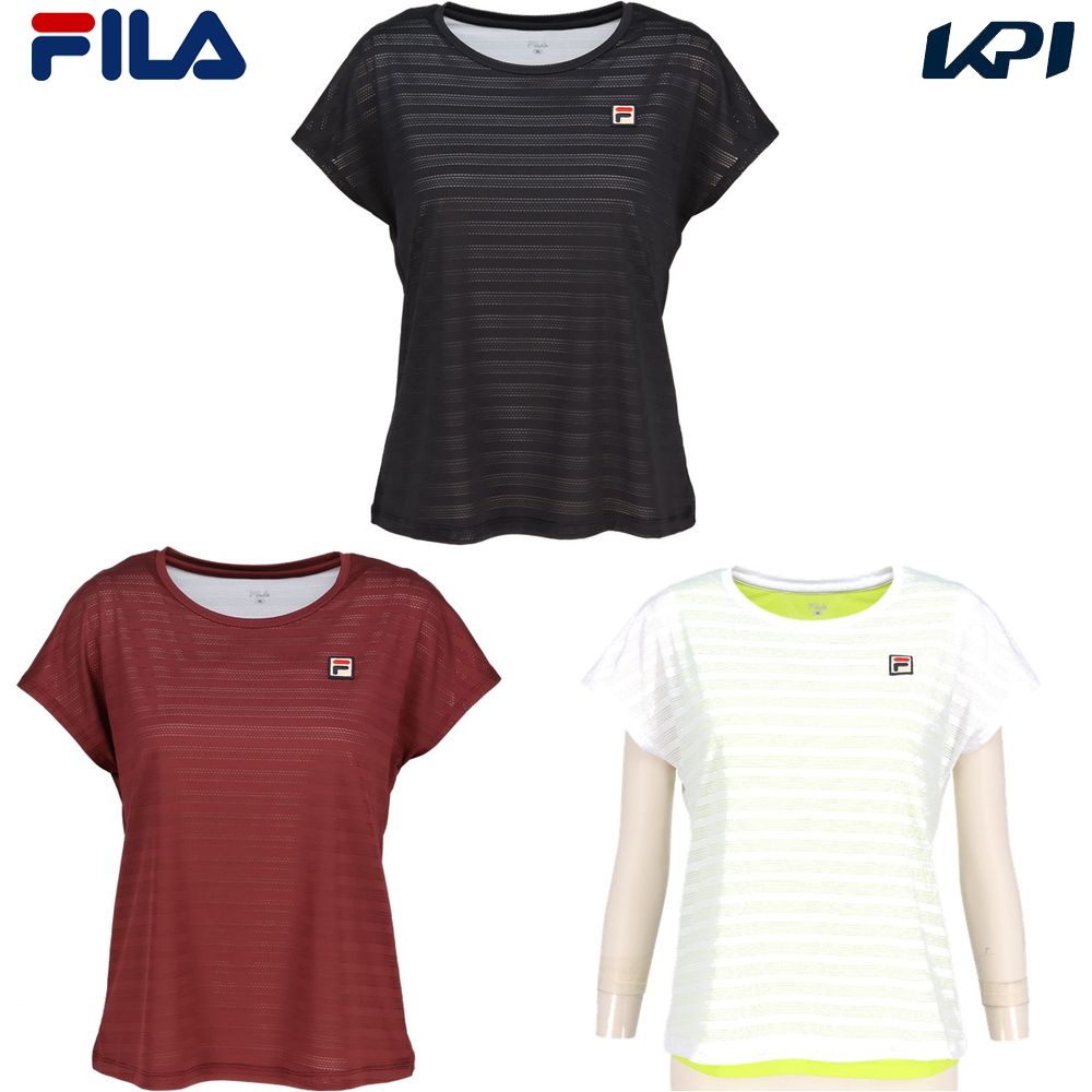 フィラ FILA テニスウェア レディース   ゲームシャツ CZ6SGW058 2026SS 4月上旬発売予定※予約