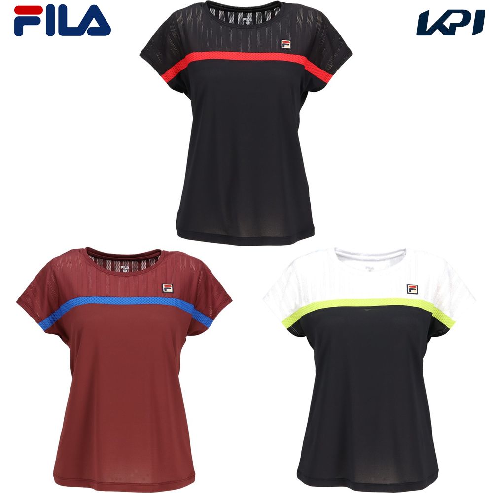 フィラ FILA テニスウェア レディース   ゲームシャツ CZ6SGW059 2026SS 4月上旬発売予定※予約