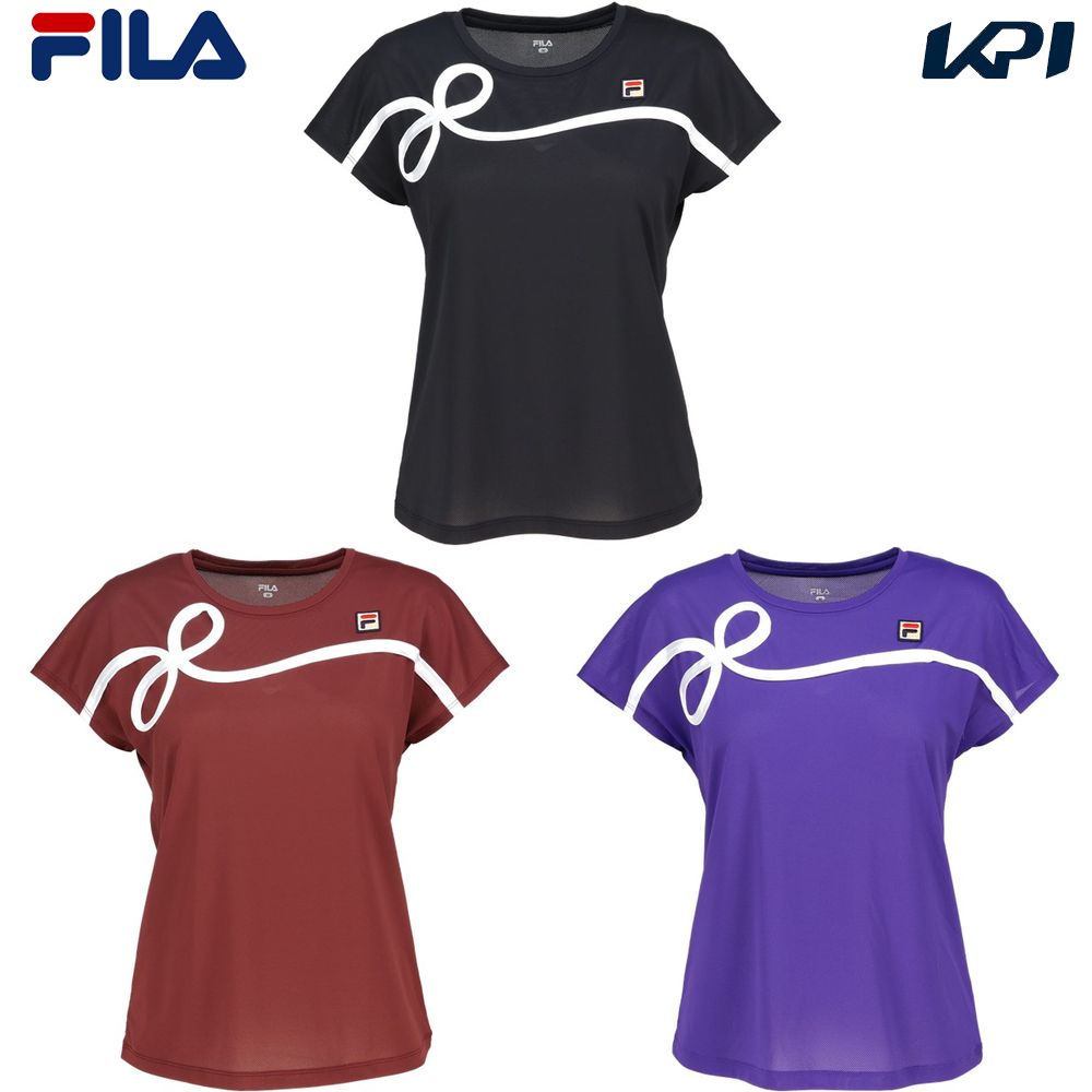 フィラ FILA テニスウェア レディース   ゲームシャツ CZ6SGW061 2026SS 4月上旬発売予定※予約