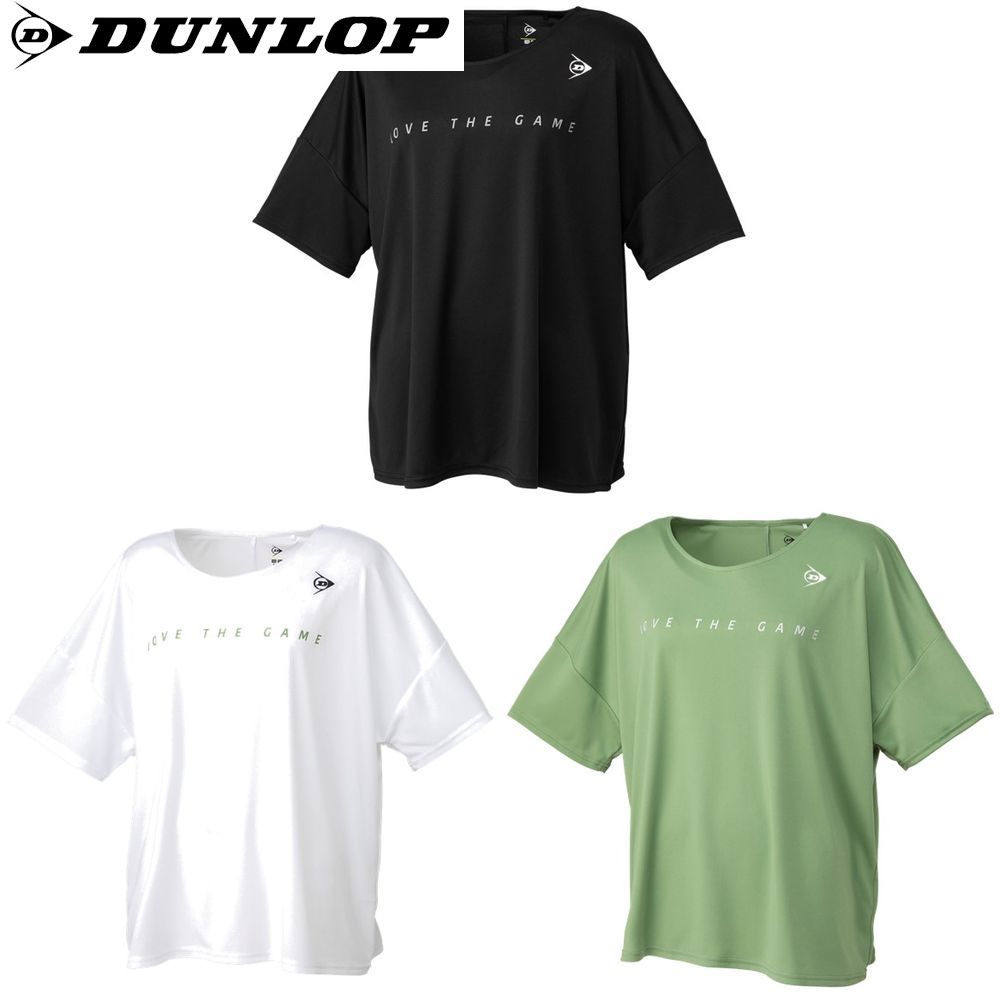 ダンロップ DUNLOP テニスウェア レディース オーバーサイズTシャツ DAL-8261W 2022FW