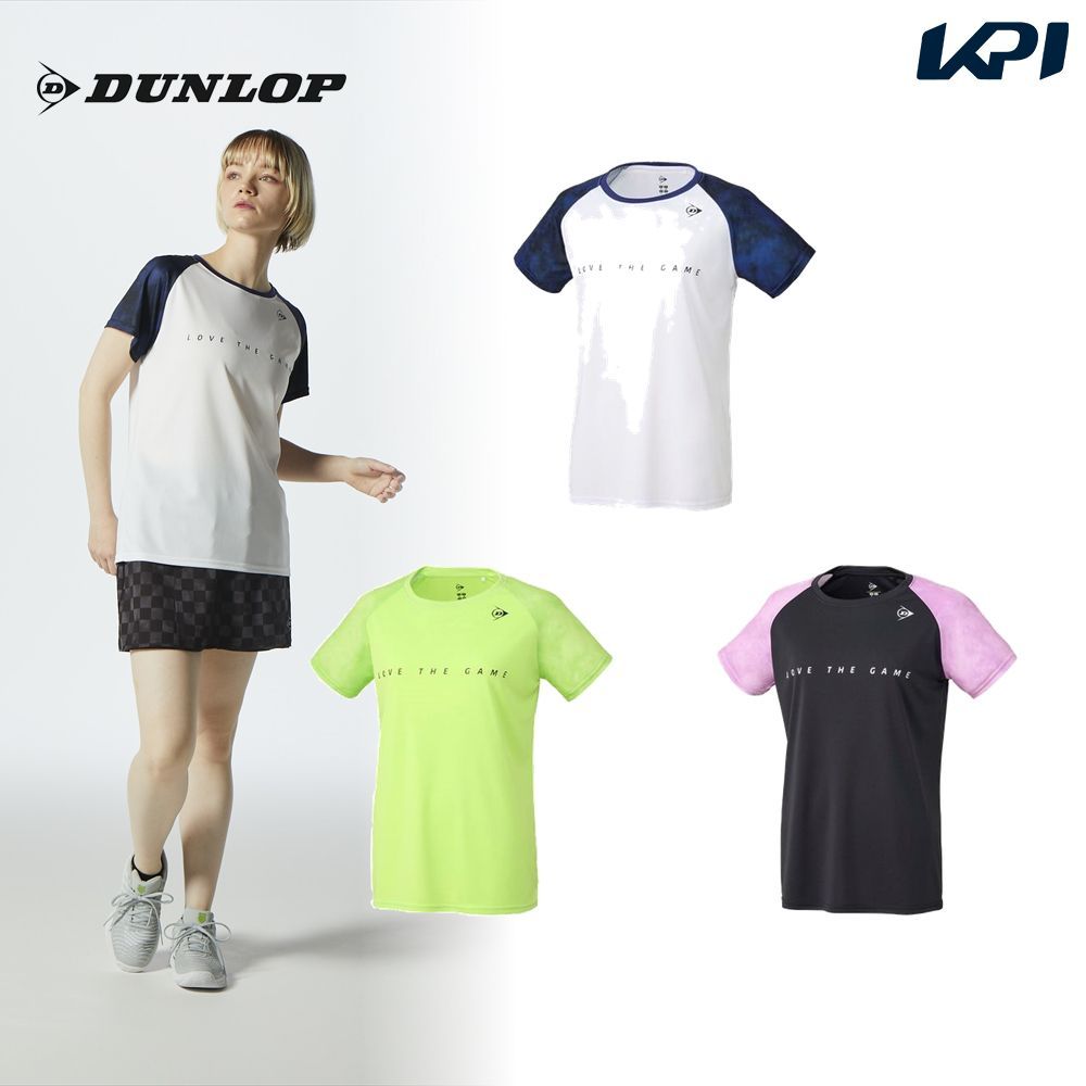 ダンロップ DUNLOP テニスウェア レディース Tシャツ DAL-8421W 2024SS