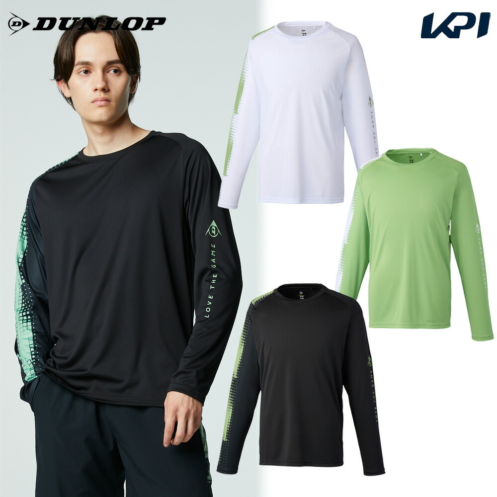 ダンロップ DUNLOP テニスウェア ユニセックス   LスリーブTシャツ DAL8603 2026SS 2月下旬発売予定※予約