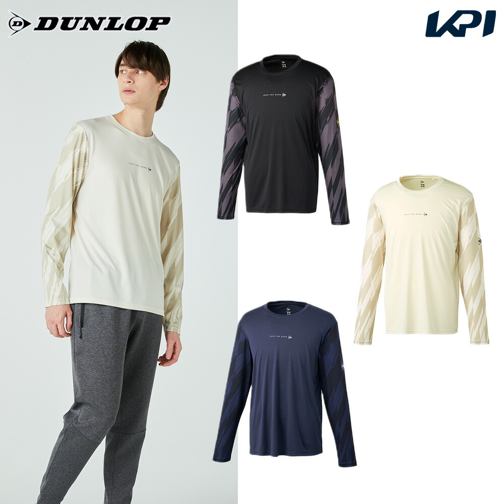 ダンロップ DUNLOP テニスウェア ユニセックス   ロングスリーブTシャツ DAL8543 2025FW 7月下旬発売予定※予約