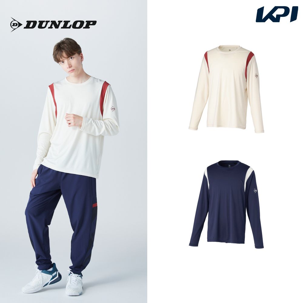 ダンロップ DUNLOP テニスウェア ユニセックス   ロングスリーブTシャツ DAL8641 2026FW 7月下旬発売予定※予約