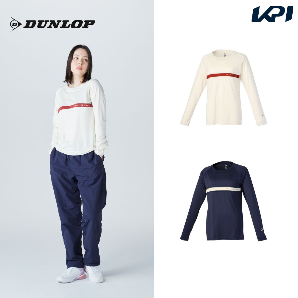 ダンロップ DUNLOP テニスウェア レディース   ロングスリーブTシャツ DAL8661W 2026FW