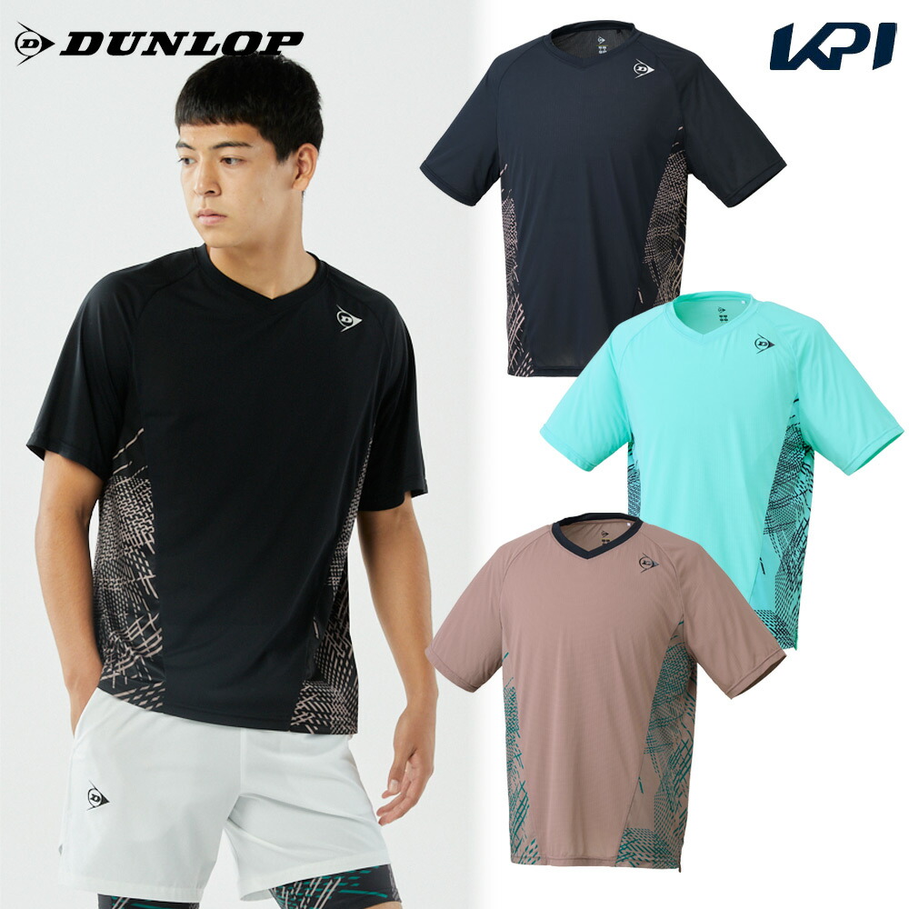 ダンロップ DUNLOP テニスウェア ユニセックス   ゲームシャツ DAP1504 2025SS