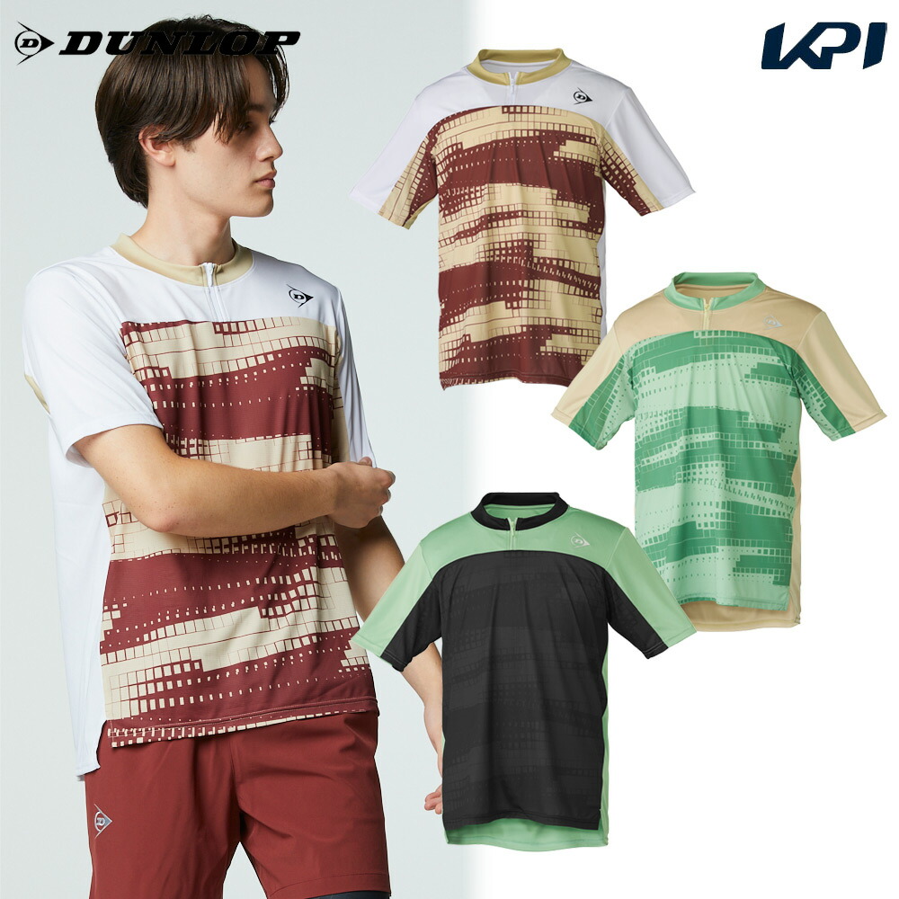 ダンロップ DUNLOP テニスウェア ユニセックス   ゲームシャツ DAP1602 2026SS 2月下旬発売予定※予約