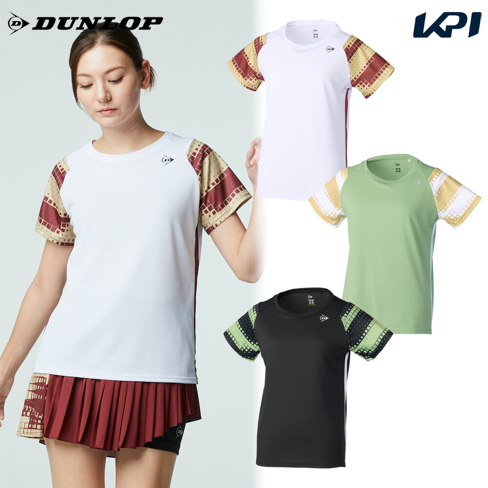 ダンロップ DUNLOP テニスウェア レディース   ゲームシャツ DAP1623W 2026SS 2月下旬発売予定※予約