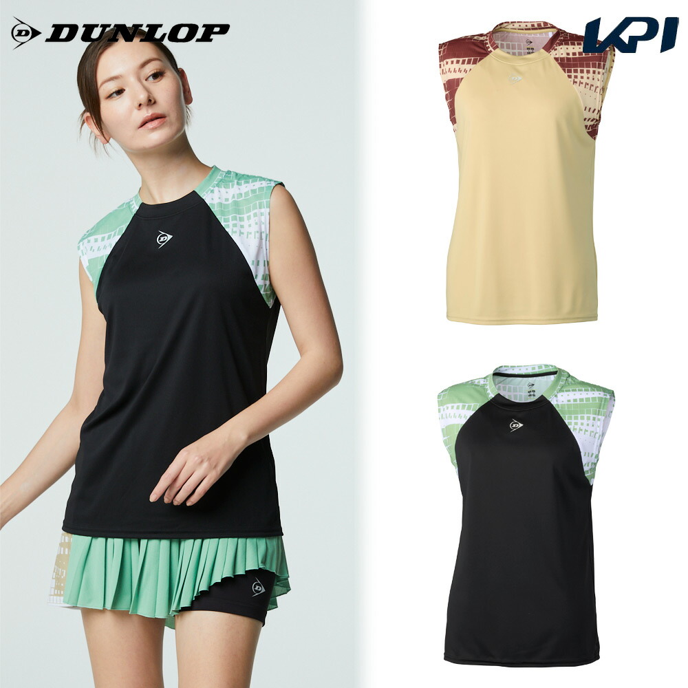ダンロップ DUNLOP テニスウェア レディース   スリーブレスGシャツ DAP1624W 2026SS 2月下旬発売予定※予約