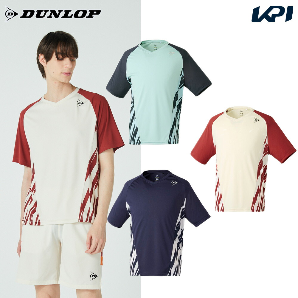 ダンロップ DUNLOP テニスウェア ユニセックス   ゲームシャツ DAP1544 2025FW 7月下旬発売予定※予約