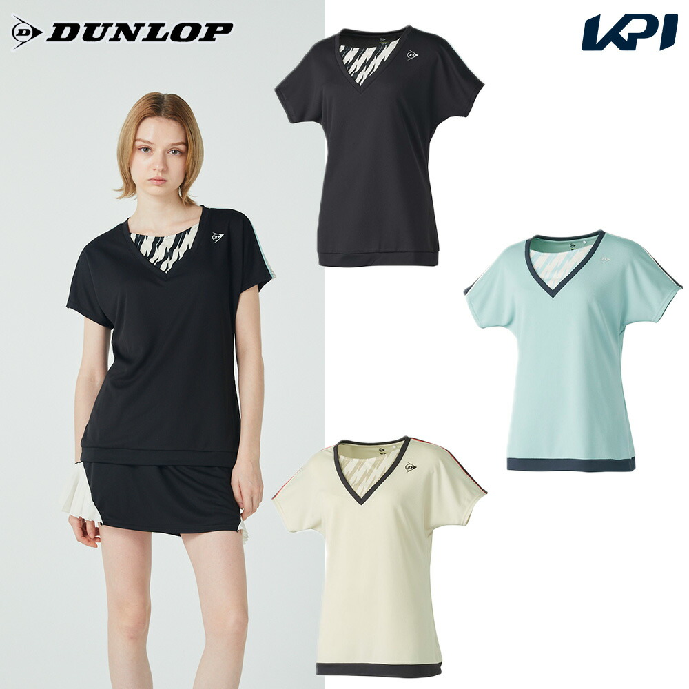 ダンロップ DUNLOP テニスウェア レディース   ゲームシャツ DAP1560W 2025FW 7月下旬発売予定※予約