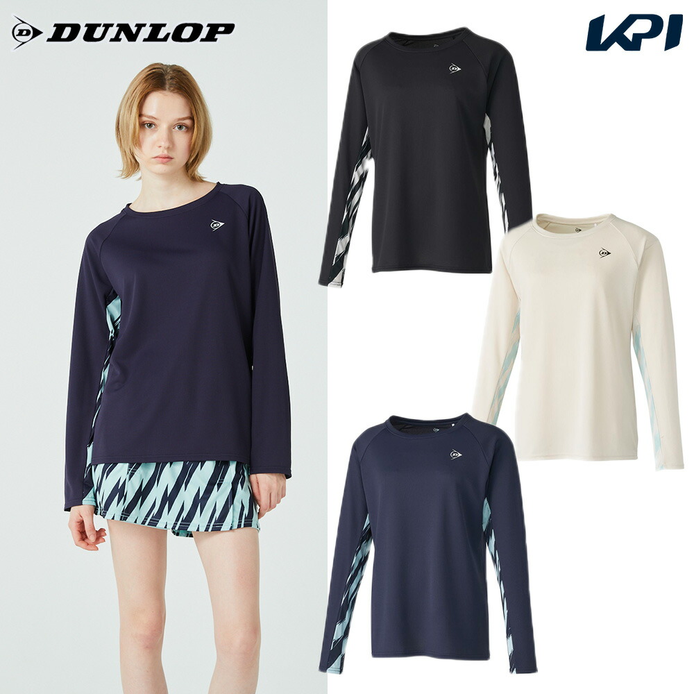 ダンロップ DUNLOP テニスウェア レディース   Lスリーブゲームシャツ DAP1566W 2025FW 7月下旬発売予定※予約