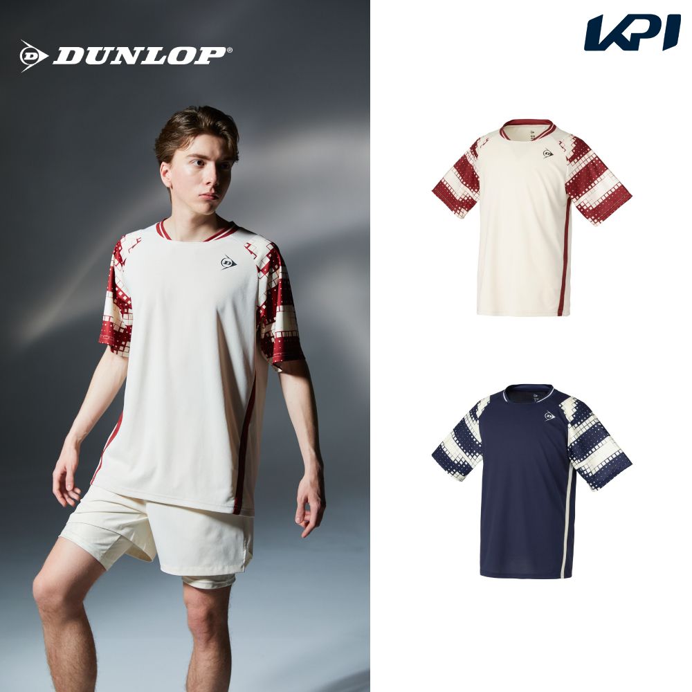ダンロップ DUNLOP テニスウェア ユニセックス   ゲームシャツ DAP1642 2026FW 7月下旬発売予定※予約