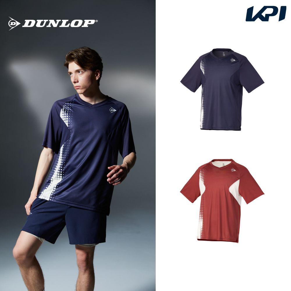 ダンロップ DUNLOP テニスウェア ユニセックス   ゲームシャツ DAP1643 2026FW 7月下旬発売予定※予約