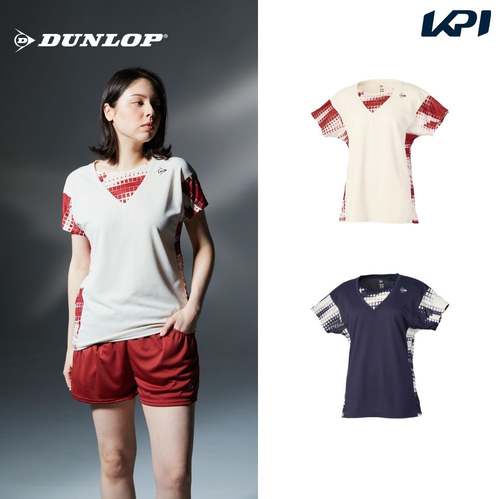 ダンロップ DUNLOP テニスウェア レディース   ゲームシャツ DAP1660W 2026FW 7月下旬発売予定※予約