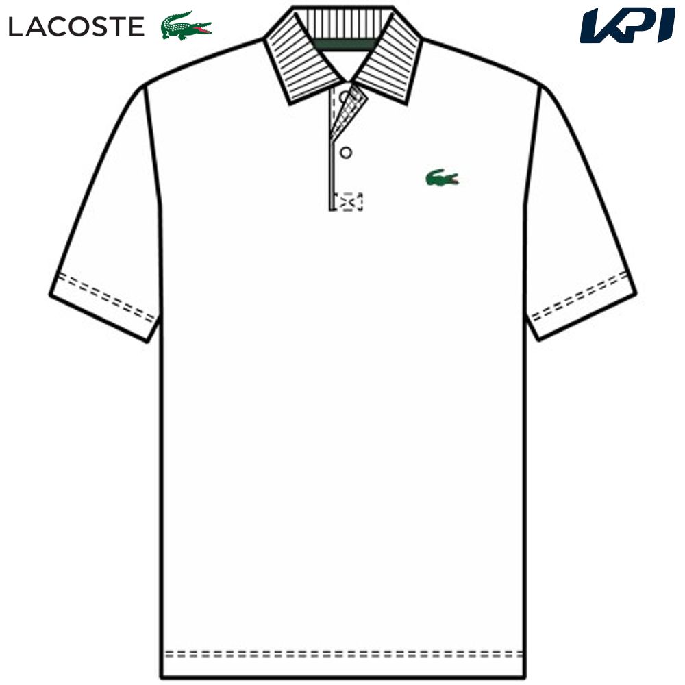 ラコステ LACOSTE テニスウェア メンズ ポロシャツ DH0783-10-001 2023SS