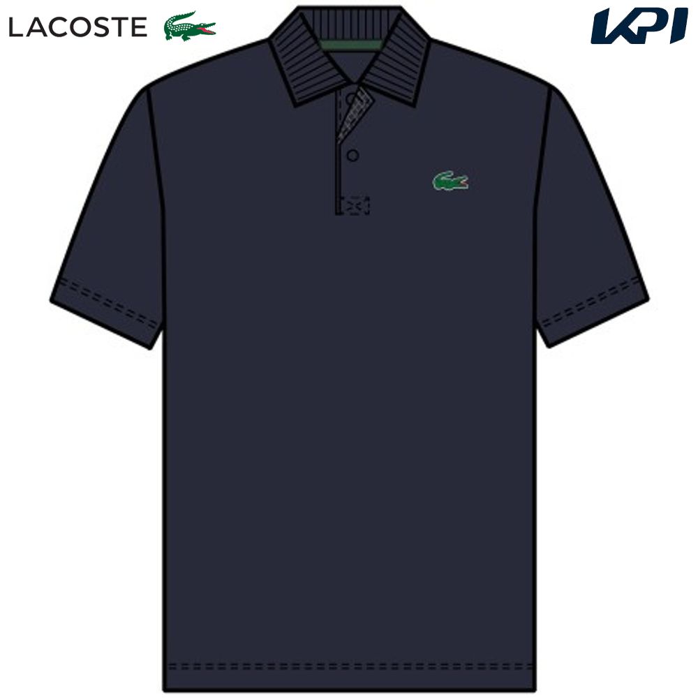ラコステ LACOSTE テニスウェア メンズ ポロシャツ DH0783-10-166 2023SS