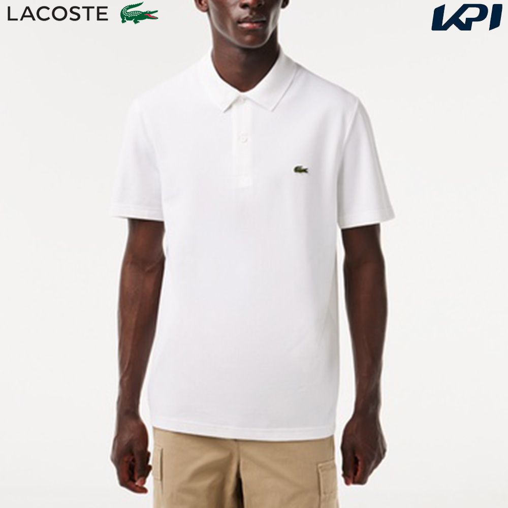 ラコステ LACOSTE テニスウェア メンズ プレミアムニットエッセンシャルポロシャツ DH6234-10-001 2023FW 9月中旬発売予定※予約