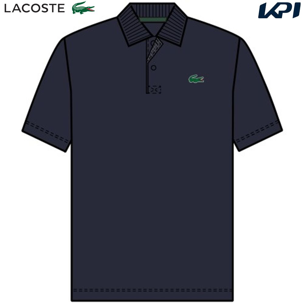 ラコステ LACOSTE テニスウェア メンズ プレミアムニットエッセンシャルポロシャツ DH6234-10-166 2023FW 9月中旬発売予定※予約