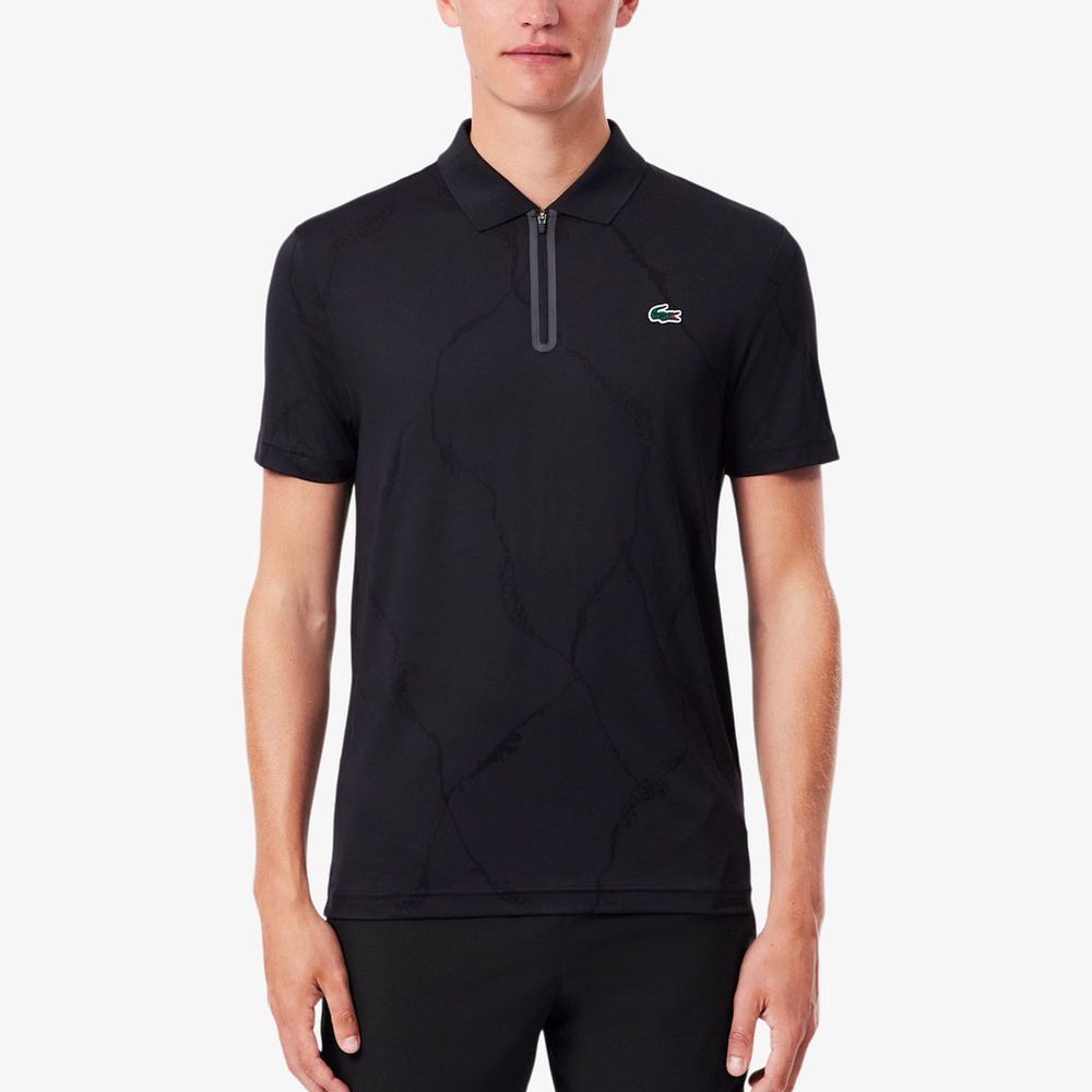 ラコステ LACOSTE テニスウェア メンズ   ウルトラドライワニジャカードポロシャツ DH6745-99-031 2026FW 9月中旬発売予定※予約