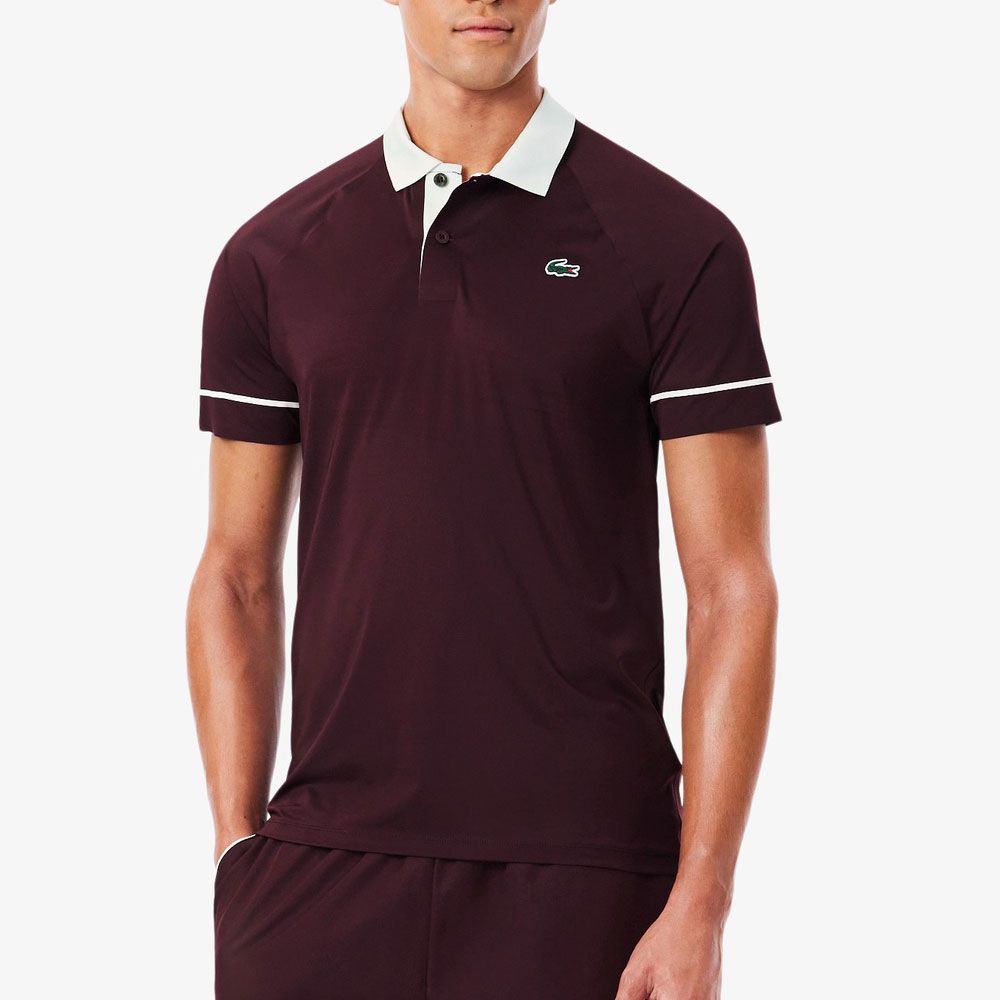ラコステ LACOSTE テニスウェア メンズ   『ノバク・ジョコビッチ』オンコート ウルトラドライポロシャツ DH6809-99-ZB5 2026FW 9月中旬発売予定※予約