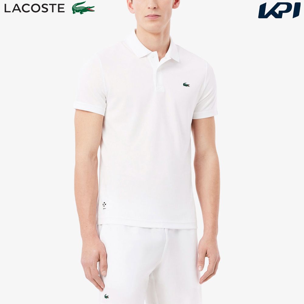 ラコステ LACOSTE テニスウェア メンズ 『ダニール・メドベージェフ』コートジャカードウルトラドライポロシャツ DH9985-99-001 2026SS 3月中旬発売予定※予約